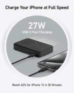 Anker MagGo Power Bank Qi2 Certified 15W Ultra-Fast 10000mAh Battery Pack with Smart Display (A1654) - Image 9