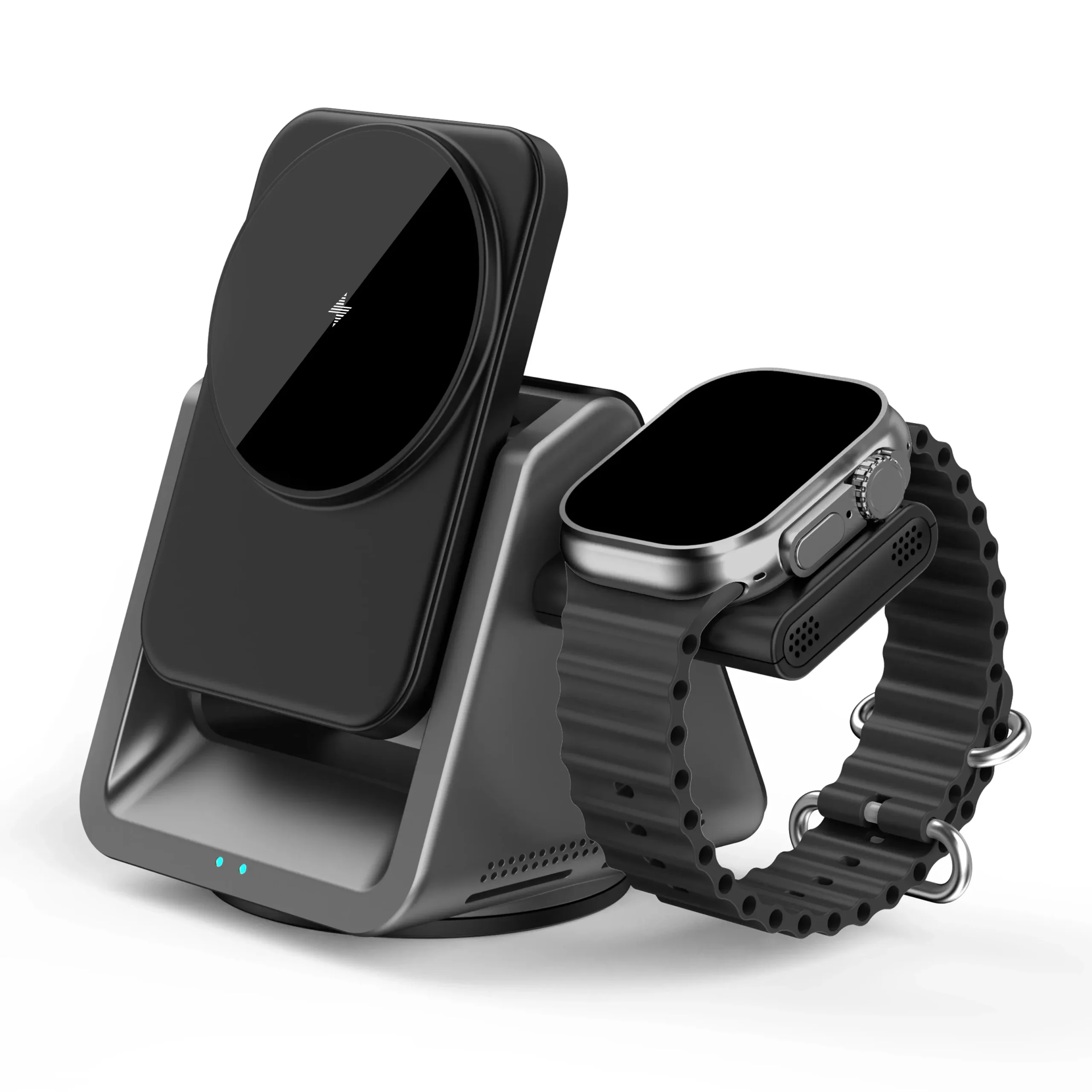 WiWU-Coolpad-15W-3-in-1-Wireless-Charging-Station1-scaled WiWU Coolpad 3 in 1 Wireless Charger 15W - Image 1