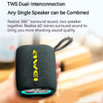 Awei Y382 Wireless Portable Bluetooth Speaker (6 Months Dealer Warranty) - Image 2