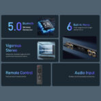 Awei Y990 100W Dual Speakers Home Theater TV Sound Bar - Image 2