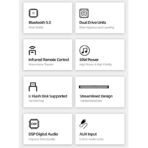 Awei Y999 Home Theater Bluetooth Soundbar Speaker 50w - Image 2