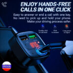 Hoco Car charger “E59 Promise” QC3.0 BT FM transmitter - Image 4