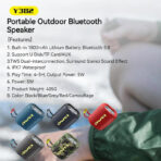 Awei Y382 Wireless Portable Bluetooth Speaker (6 Months Dealer Warranty) - Image 4