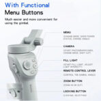 Yesido SF18 3-AXIS Smartphone Holder Gimbal  Stabiliser Face Tracking Selfie Stick - Image 4