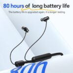 Hoco ES70 Armour Bluetooth Wireless Neckband Earphone - Image 2