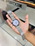 No.1 DT Seventy Plus Stainless Steel Men's Formal Smartwatch With Silocon Belt Gift - Image 2