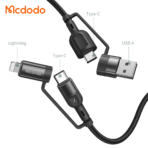 Mcdodo 60W 4 in 1 PD Fast Charge Data Cable 1.2M (CA-8070) - Image 2