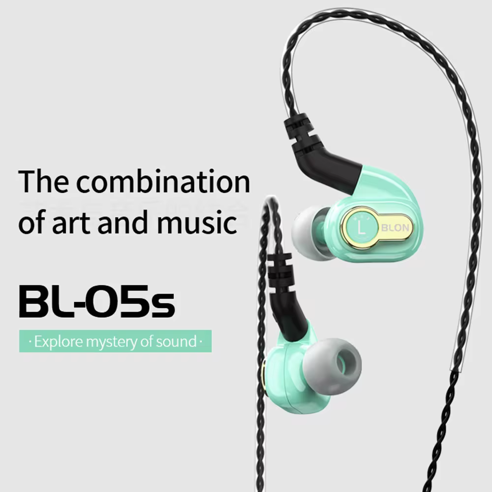 20241011_193919.png BLON BL-05S 3rd Generation 10mm Diaphragm HiFi In-ear Earphone - Image 1