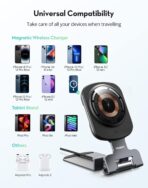 THREEKEY ‎2 in 1 Foldable MagSafe Charger Stand 15W (TK-32) - Image 5