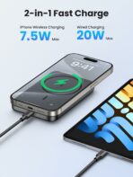 UGREEN Wireless Powerbank 10000mAh Magnetische Power Bank - Image 4