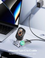 THREEKEY ‎2 in 1 Foldable MagSafe Charger Stand 15W (TK-32) - Image 2