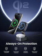 UGREEN 2-in-1 Qi2 Magnetic Foldable Fast Charging Station - Image 4