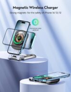 THREEKEY ‎2 in 1 Foldable MagSafe Charger Stand 15W (TK-32) - Image 6
