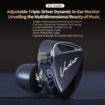 KZ Vader Balanced Version Adjustable Triple-Driver Dynamic Earphones - Image 7