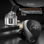 KZ Castor Tuning Adjustable Dual Driver Earphones - Image 3