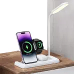 Usams Fast Wireless Charging Holder with Table Lamp for Qi-enabled Smartphones 15W 10W 7.5W 5W (US-CD195)