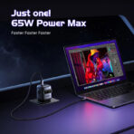 Ugreen UNO QPai 65W Robot GaN Charger - Image 3