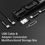 Mcdodo Multifunctional Storage Box for Cable Connector SIM Ejector Card Slot (WF-1720) - Image 4