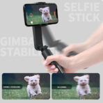 RTAKO Mini Electric Gimbal Stabilizer Selfie Stick (L09) - Image 4