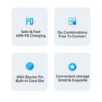 Mcdodo Multifunctional Storage Box for Cable Connector SIM Ejector Card Slot (WF-1720) - Image 6