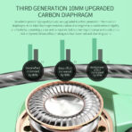 BLON BL-05S 3rd Generation 10mm Diaphragm HiFi In-ear Earphone - Image 5