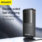 Awei 20000mAh Super Fast Charge 22.5W PD+QC Digital Display Slim Powerbank P13K - Image 10
