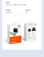 Mcdodo 33W USB Type C to USB Type C Cable + Charger Set (CH-0862) - Image 2