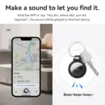 Hoco Wireless Intelligent Positioning Key Anti Lost Device With GPS Tracker (E91) - Image 4