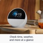 Amazon Echo Spot Smart Alarm Clock with Vibrant Sound - Image 2