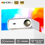 Xiaomi Wanbo X5 Full HD Native 1080P 4K HDR 1100 ANSI Android Projector