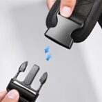 BANGE Anti-theft TSA Lock Crossbody Bag Waterproof Chest Pack with External USB Port (BG-7082) - Image 4