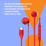 JBL Tune 305C USB-C Half-In-Ear Wired Hi-Res Earphones - Image 4