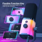 MAONO USB/XLR Dynamic Microphone For Game Streamers (PD100X) - Image 5