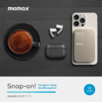 Momax Q.Mag X1 Magnetic Wireless Power Bank 10000mAh - Gen 2 - Image 3