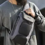 BANGE Stylish Casual Oxford Cloth Men Chest Bag (BG-7086) - Image 3