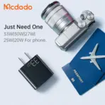 Mcdodo 33W USB Type C to USB Type C Cable + Charger Set (CH-0862) - Image 4