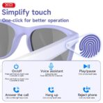 XO New-Gen Fashionable Smart Sunglasses (XO-E11) - Image 4