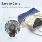 RTAKO Outdoor Handheld Fan (DH-FS06) - Image 2