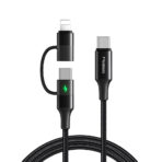 Mcdodo 60W 2 in 1 PD Fast Charge Data Cable (CA-712)