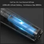 Xiaomi RIWA Electric Hair Clipper - Washable Body, LED Display (RE-6305) - Image 4