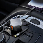 Hoco Clever 2-in-1 PD30W Car Charger with Retractable Cable (NZ13) - Image 5