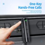 Hoco Dawn Sound in-car AUX Wireless Receiver 10hrs of Music and Calls (E53) - Image 5