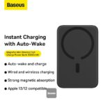 Baseus Magnetic Mini Wireless Fast Charge Powerbank 20W 10000mAh - Image 4