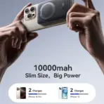 Joyroom 10000mAh Magnetic Wireless Powerbank with Ring Holder (JR-PBM12) - Image 4