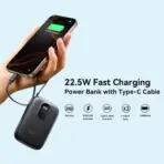 Joyroom 22.5W Powerbank 10000mAh with Lightning Cable (JR-PBF18) - Image 8