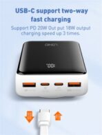 LDNIO 20000mAh Magnetic Wireless Power Bank (PQ18) - Image 6