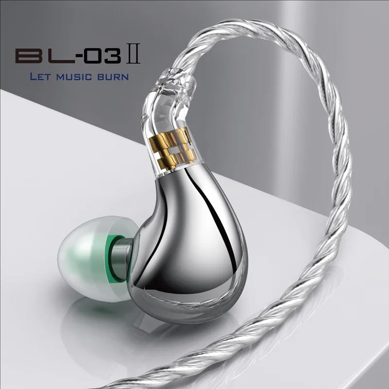 be8437be-e424-4364-be0a-3082525f1d18 BLON BL03 II 10mm Dual-Chamber Dynamic Driver IEM Earphone (Type-C) - Image 1