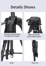 Jmary Professional Tripod (KP-2234) - Image 8