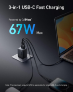 Anker Prime 67W GaN Wall Charger (3 Ports) - Image 6