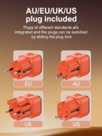 Ldnio 45W Ultra-Fast Charging Global Universal Adapter Charger (Q2420) - Image 5